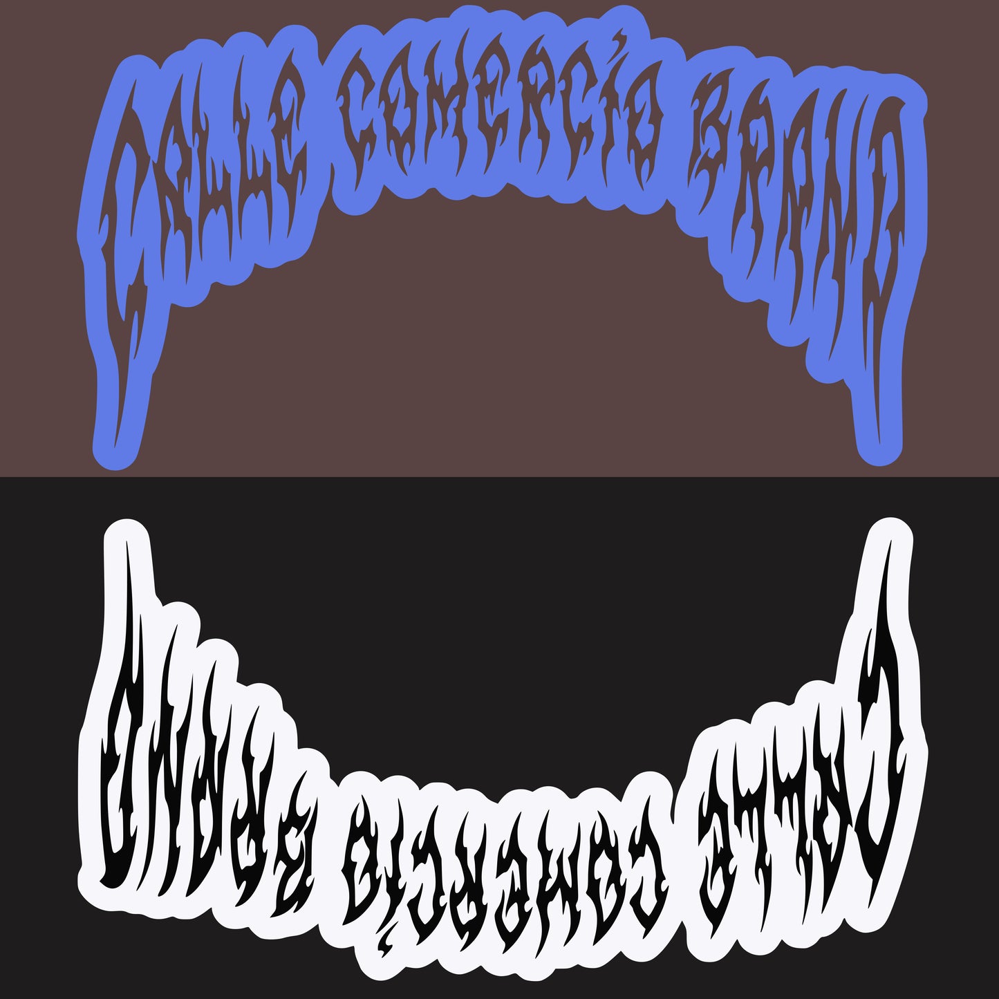 Calle Comercio Brand Drip Logo Tee